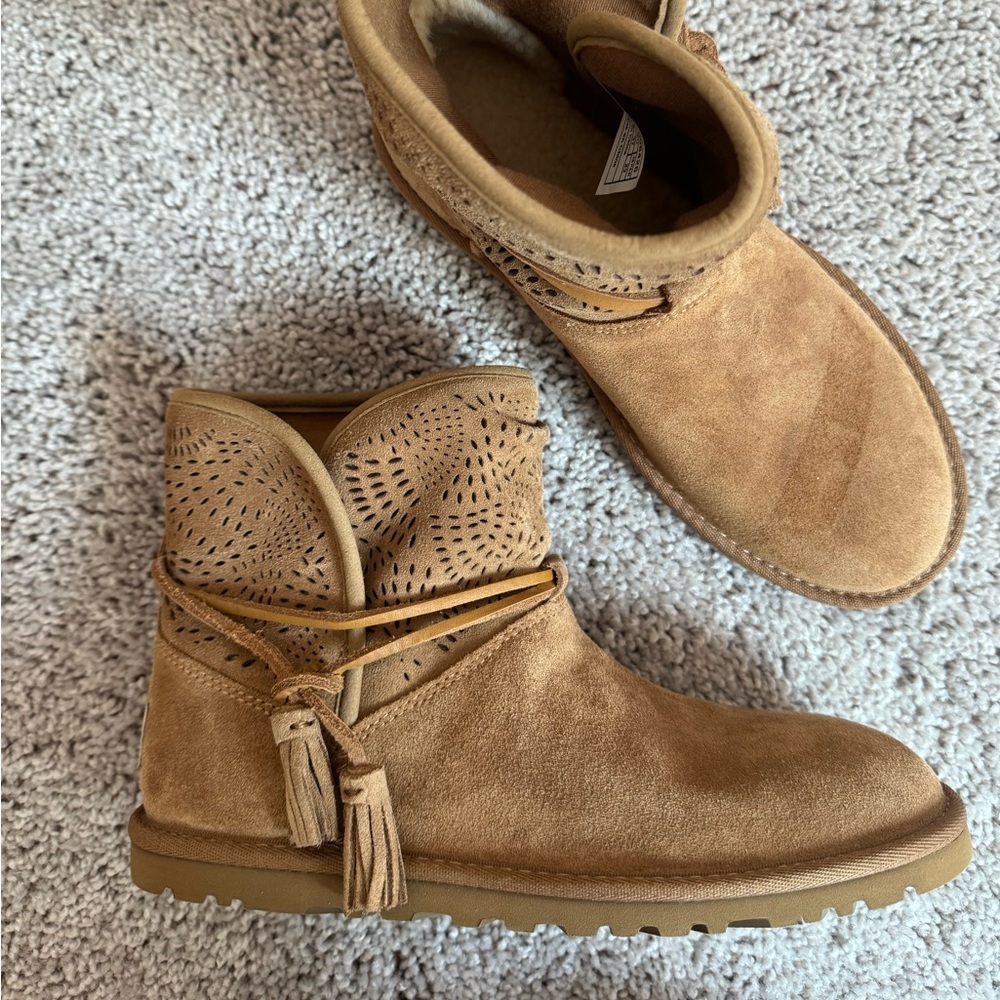 UGG Rayin Suede Tassel boots